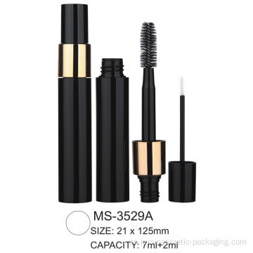 Dual Head Plastic Round Cosmetic Mascara Container MS-3529A